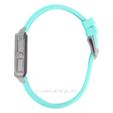 CHRIST VERRA LITE CV 12260L-31 TEAL Women's Watches Teal Silver Rubber Strap